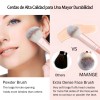 Brochas De Maquillaje Kit 20 Pcs Para Maquillaje Profesional Rosa