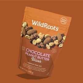WildRoots Trail Mix, Made with Non-GMO Ingredients & Natural Flavor (Peanut Butter Chocolate, Pack of 3)