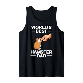 Funny Hamster Design For Men Dad Father Dwarf Hamster Lover Tank Top