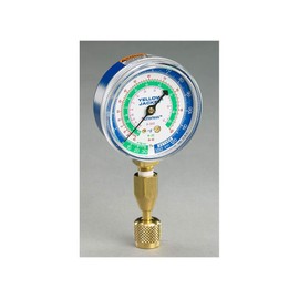 Yellow Jacket 40345 Blue Single Test Pressure Gauge (R22/R410A/R404A) W/12" Hose