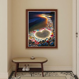 SEAWATCHER Diamond Art Kits for Adults,DIY Diamond Painting Kits for Adults Beginners,5D Full Drill Diamond Dots with Diamond Gem Art and Crafts for Home Wall Decor 12x16inch