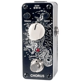 Sondery Chorus Pedal for Guitars, Mini Analogue Chorus Effect Pedal True Bypass, Art Series