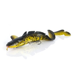 Savage Gear 3D Burbot RibbontailSinking Lure (Walleye 14")