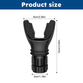 Amusingtao Breathing Trainer, Portable Lung Exerciser and Lung Trainer, Adjustable Resistance Handheld Trainer for Oral and Muscular Exercise, Improve Lung Capacity