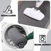 Grey Memory Foam Bath Runner Mat Long Narrow Bathroom Rug