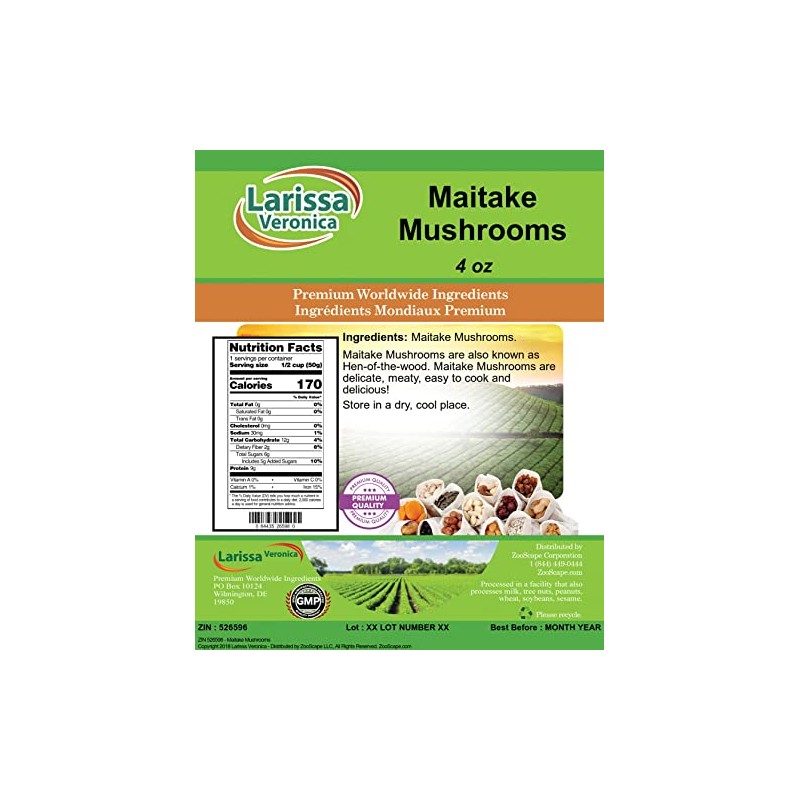 Maitake Mushrooms (4 oz, ZIN: 526596) - 2 Pack