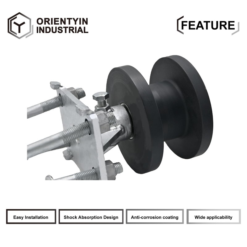 Sliding Gate Rollers, Nylon Cantilever Slide Gate, Rolling Cantilever, 4"