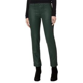 KUT from the Kloth Reese Coated Ankle Straight w/Pork Chop Wide Hem Forest 2