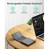 Samsers Foldable Bluetooth Keyboard with Touchpad - Portable Wireless Keyboard