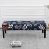 SPRINGRICO Stretch Dining Bench Cover, Removable Bench Slipcover Washable Bench