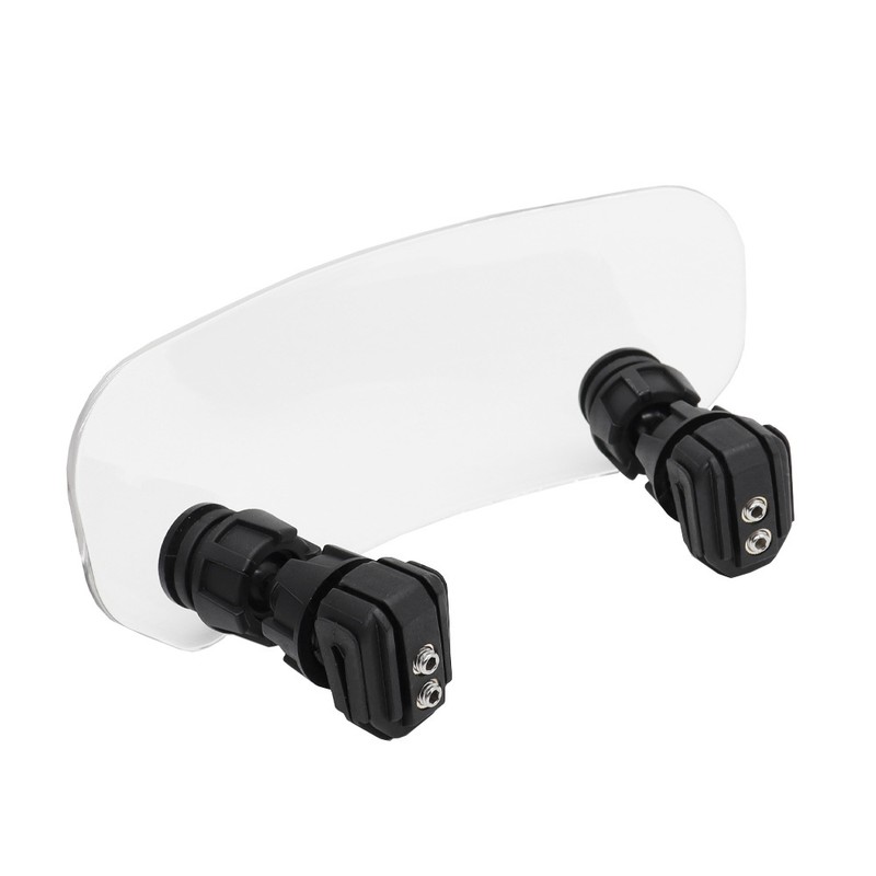 Motorcycle Windshield Extension Universal Adjustable Airflow Windscreen Extender Fits All