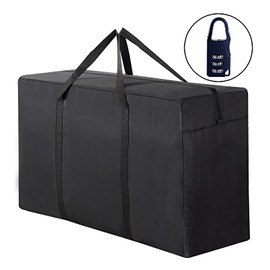 SANSAM Extra Large Heavy Duty Moving Bag, 3 Packs Waterproof Duffle Bag with Zippers for Travelling, Alternative to Moving Boxes,90L Oxford Clothes Storage Tote Bags for Space Saving