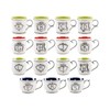 Molly Hatch Home Essentials Molly Hatch Monogram Mugs Collection Letter M