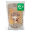 Jiva Organic Ragi Flour 2 Pound Bag (32 ounce) -