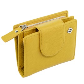 FreeHaveFun RFID Women's Leather Wallet Separate Coin Pocket, yellow, rfid wallet