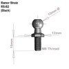 Ramor Strutz Four Black Ball Stud Bolts for Gas Struts,