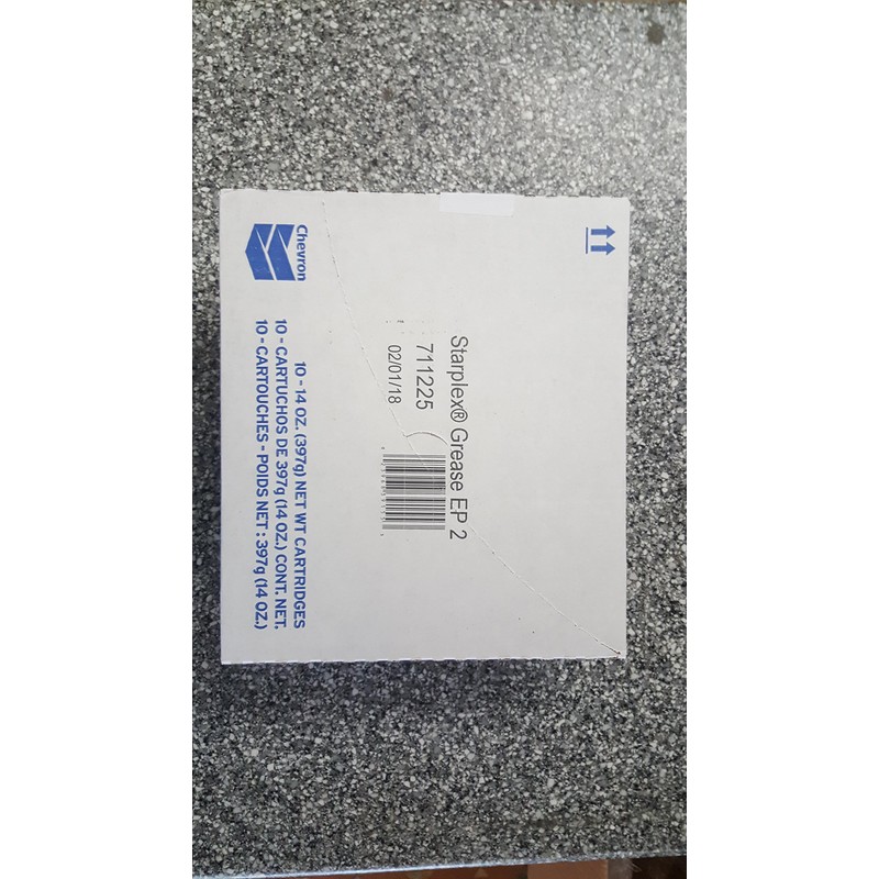 Chevron Starplex EP 2 Box of 10x14oz Cartridges