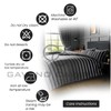 GC GAVENO CAVAILIA Easy Care Oscar Striped Duvet Cover, Luxury