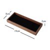 Wood Pen Tray Desktop Office Storage Box Coin Keys Holder