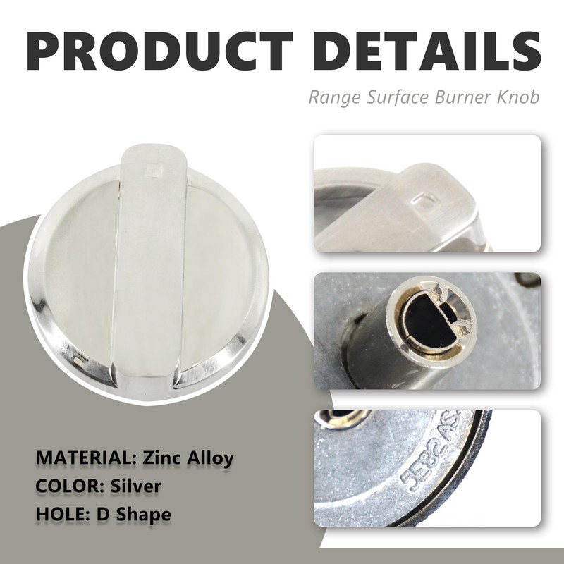 ZNTVW 813396 Stove Knob Dial Gas Control Assembly Compatible with