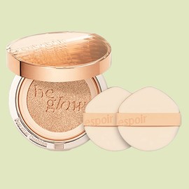 Anjumain Espoir Pro Tailor Be Glow New Class Cushion Foundation 13g + Puff 2p Set SPF42 PA++, Tan, 1 set / 에스쁘아 프로 테일러 비 글로우 뉴클래스 쿠션 파운데이션 13g + 퍼프 2p 세트 SPF42 PA++, 탠, 1세트