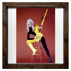 FC Carino Nancy Sinatra - A Nice Print with Wood Frame FCA #FCAG837477, White Background, 12X12