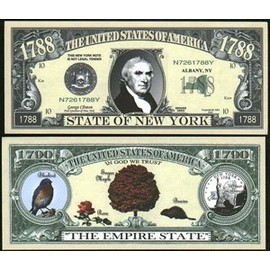 Set of 10 Bills-1788 New York State Bill