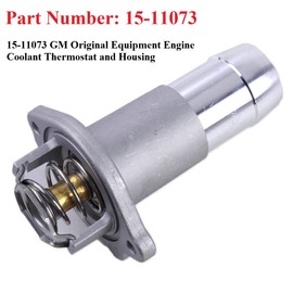 12622316GM Equipment Engine Coolant Thermostat and Housing Assembly,Compatible with 2004-2012 Chevy Colorado, 2004-2012 GMC Canyon, 2007-2008 Isuzu i-290 i-370 15-11073,by Lucky Seven