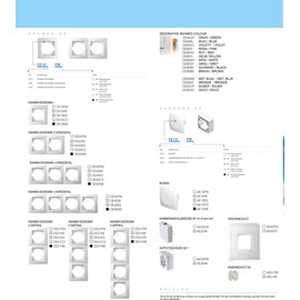 TEM Recessed Lighting, Continuous Light, 230 V, Red