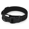 Nethins Reflective Nylon Dog Collar for Small, Medium & Large