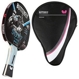Butterfly Timo Boll SG77 Table Tennis Bat + Table Tennis Case Drive Case Table Tennis Bat Set Table Tennis Professional Set