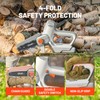Litheli 6-Inch Mini Chainsaw Cordless, 20V 2.0Ah Battery Powered Handheld