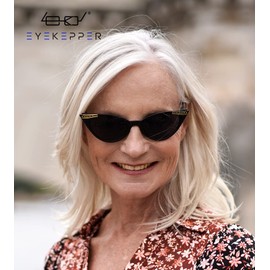 Eyekepper Cateyes Damen Voll getönt Lesebrille Sonnenscheinleser (Graue Linse, 1.50)