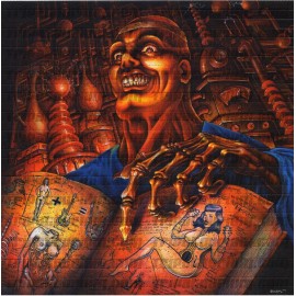 Tripatourium LSD Blotter How Ta Turn A Womun Inta An Lectric Geetar by EMEK, Signed 2003