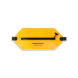 Riñonera impermeable, negro, amarillo, bandolera para kayak, rafting, natación, surf, tabla de remo, canotaje, Amarillo, 30.5 cm x 30.5 cm x 10.2 cm, 