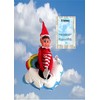 ELF PROP - Elf Daydreaming in a Inflatable Rainbow on