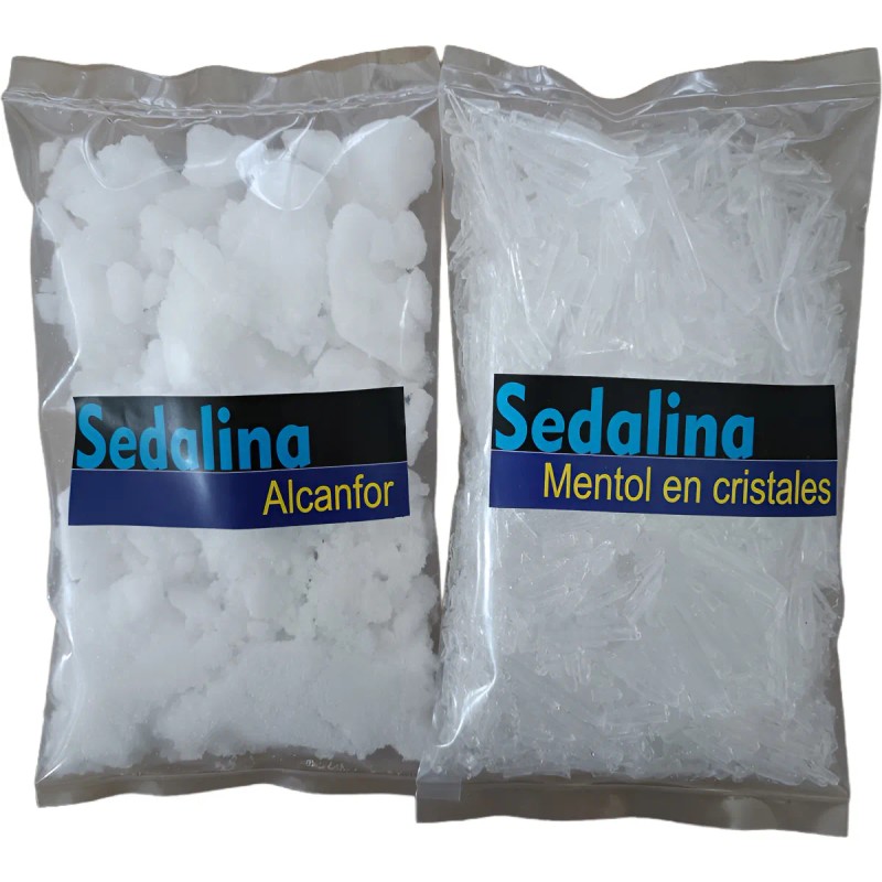 Mentol 100g + Alcanfor 100g Kit