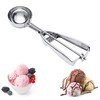 Ice Cream Scoops with Easy Trigger Stainless Steel Cupcake Scoops
