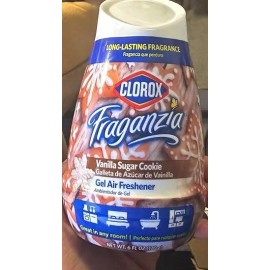 Clorox Fraganzia Gel Air Fresheners 6 oz - Set of 3 - Vanilla Sugar Cookie