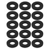 uxcell Rubber Flat Washers 22mm OD 10mm ID 3mm Thickness