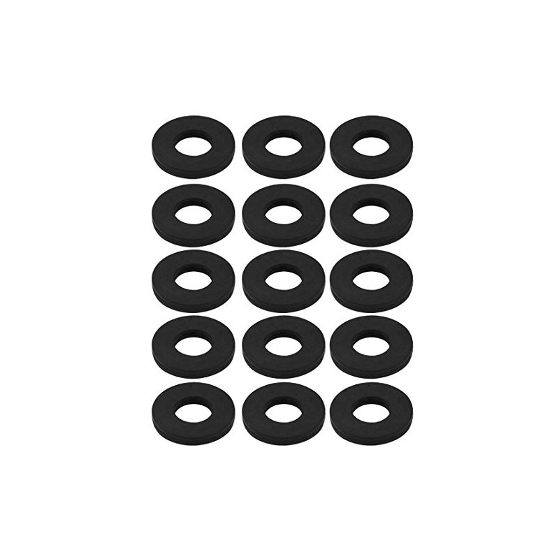 uxcell Rubber Flat Washers 22mm OD 10mm ID 3mm Thickness