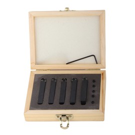 5PCs Carbide Turning Tool Indexable Set 5/16‑Inch for Surface‑Cutting / Boring / Chamfering