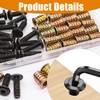 Taiss 25 Sets 1/4"-20 Threaded Inserts for Wood Furniture Screw