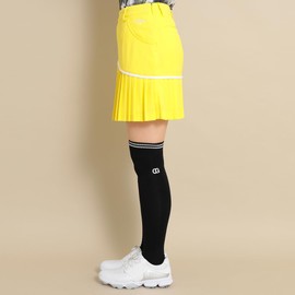 Callaway C24128208 Women's Skirt (Pleated Specification, Water Supply, Quick Drying), Golf, 1060_yellow