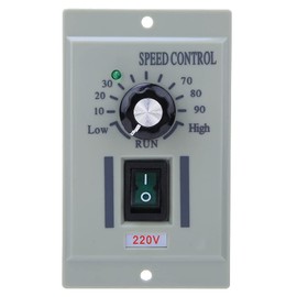 Speed Controller for Motor Speed Regulator DC Motor Speed Regulator Mini Permanent Magnetic DC Regulator DC-51 220V Input Regulator (Output Voltage: DC 0-240V)