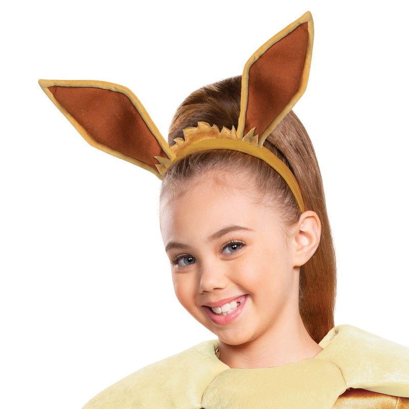 Disguise Pokemon Eevee Costume for Kids, Girls Deluxe Character Outfit,