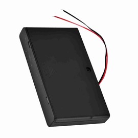 Paquete de Batería de 12 V, Soporte de Batería de 8 Ranuras, Caja de Soporte de Clip de Batería AA con Interruptor de Encendido/apagado, Caja de Almacenamiento de Batería AA de