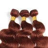Reddish Brown Bundles Human Hair Brown Bundles Copper Red Body