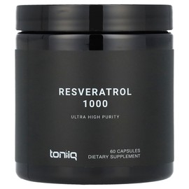 Toniiq Toniq Resveratrol 1000 60 Capsules 500mg Supplement Per Capsule, Toniiq Toniiq Resveratrol 1000 60 Capsules Caps, 1 / Toniiq 토니크 레스베라트롤 1000 60 캡슐 캡슐당 500mg 보충제, Toniiq 토니크 레스베라트롤 1000 60 캡슐 캡, 1