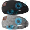 2-Pack Upgraded Wireless Bluetooth Headband for Side Sleepers, Running, Travel,